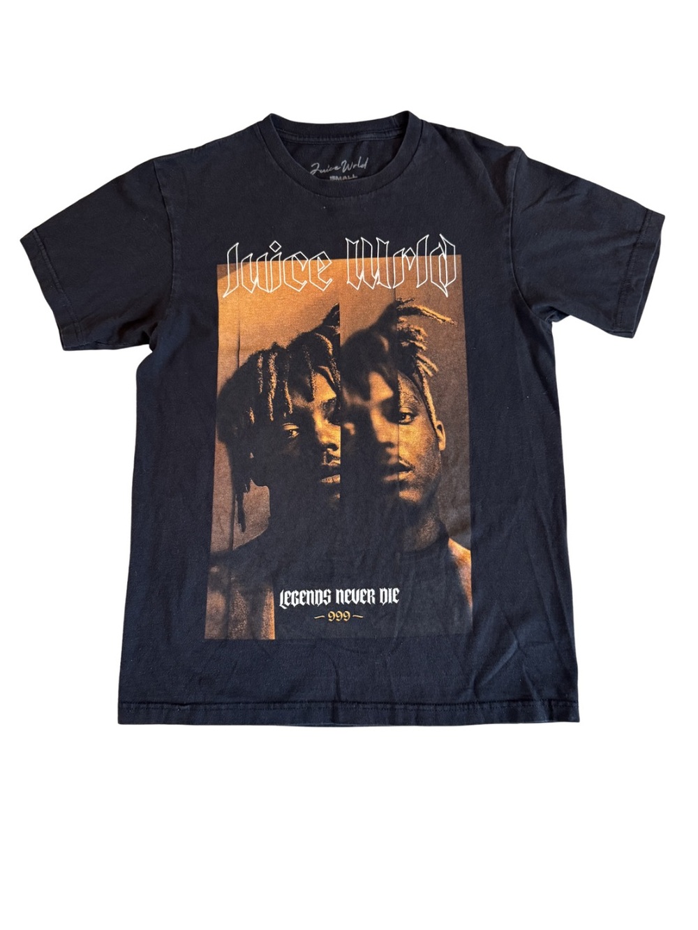 Juice WRLD Black Graphic Tee - Legends Never Die